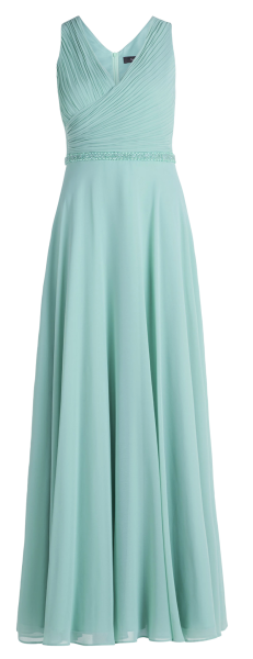 Langes Ballkleid in strong mint