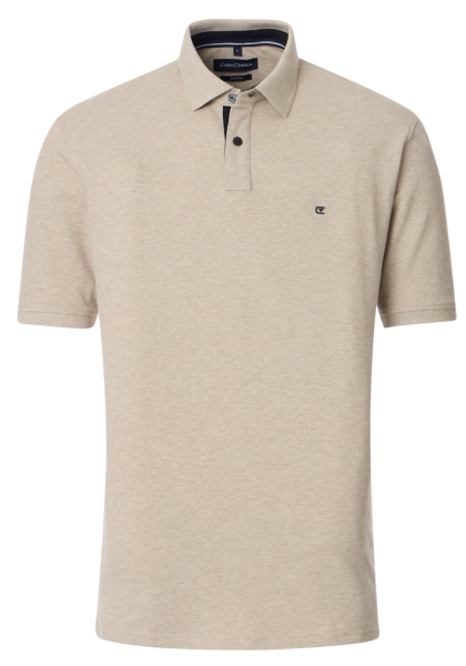 1/2 Arm Polo Shirt in beige meliert