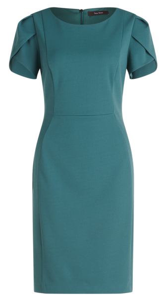 Mittellanges Kleid in darl emerald