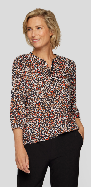 3/4 Arm Bluse mit Print Designe