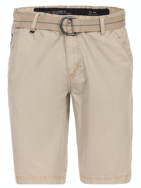 Baumwoll Cargo-Bermuda in beige