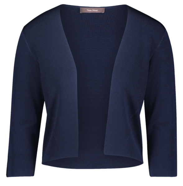 Kurze Strickjacke in Bolero-Jacke in night sky