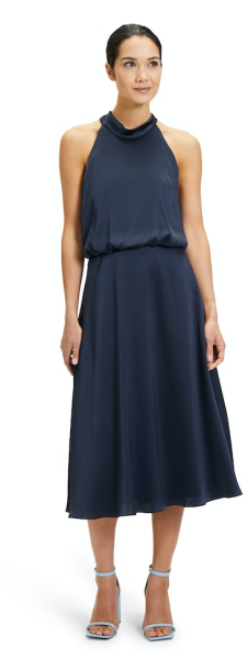 Midi langes Kleid in night sky