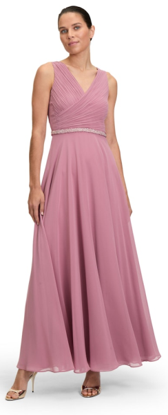 Langes Ballkleid in desert rose