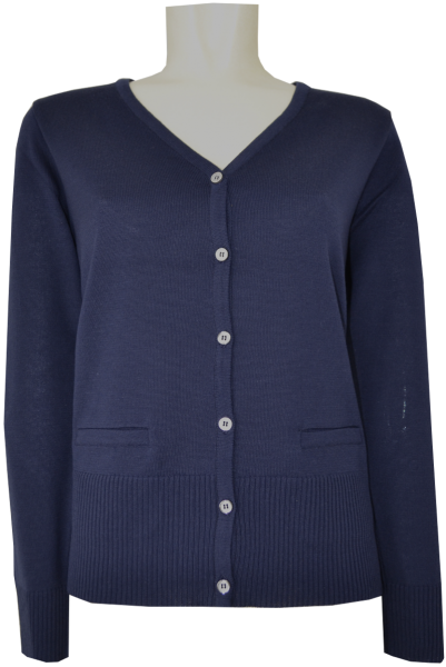 Cardigan Strickjacke als 6-Knopf Variante in dunkel blau von SIEGEL | Mode  Dasenbrock
