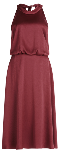 Kleid in velvet Red